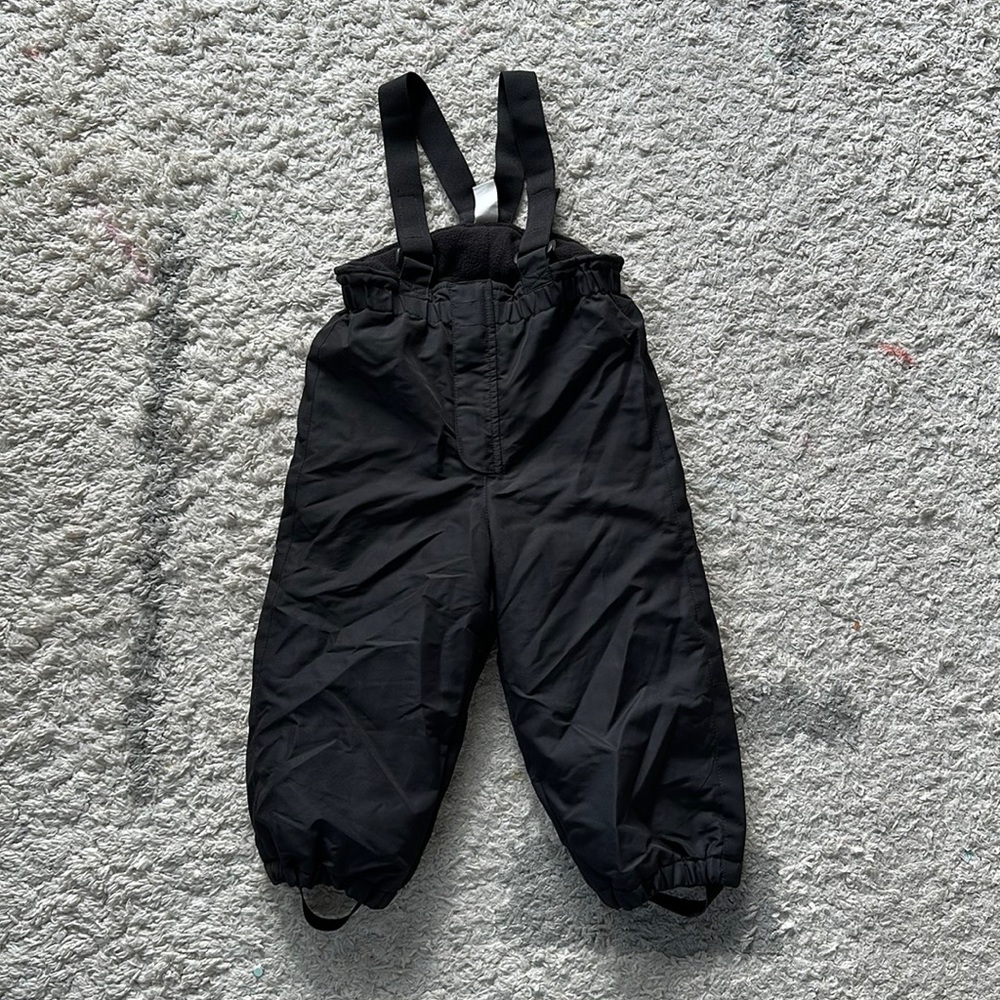 H&M snow/rain bib pants 2T
